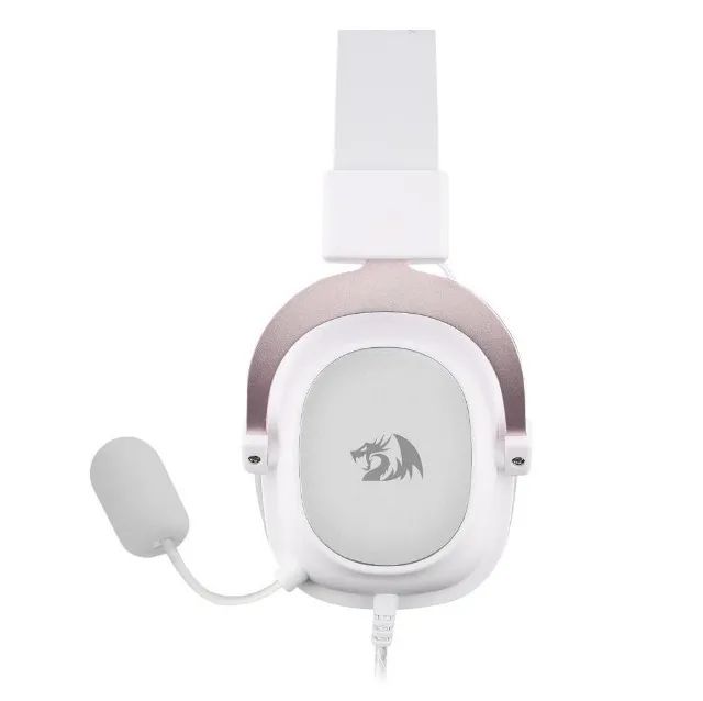 Headset Gamer Redragon Hero White P3 C/ Adaptador P2 - WZetta - Foto 5