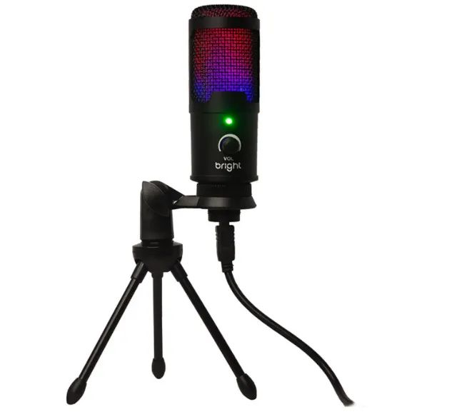 Microfone De Mesa Bright Streamer RGB 008774