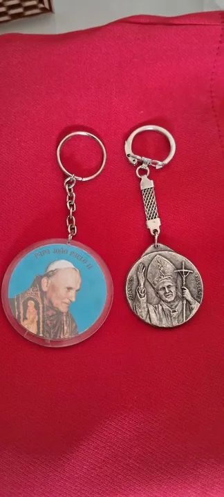 2 Chaveiros Papa João Paulo II