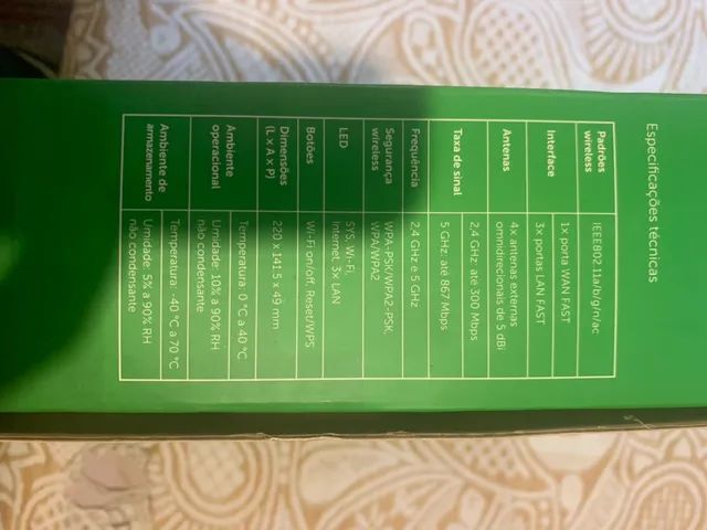 Roteador sem fio Gigabit de alta potência AC1750 dlink dir 809 - Foto 3