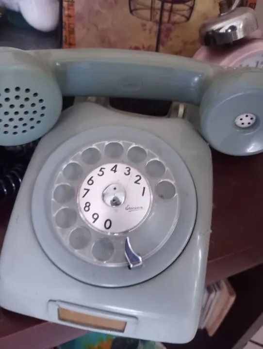 Telefone Fixo Antigo - Estilo Vintage - Foto 3