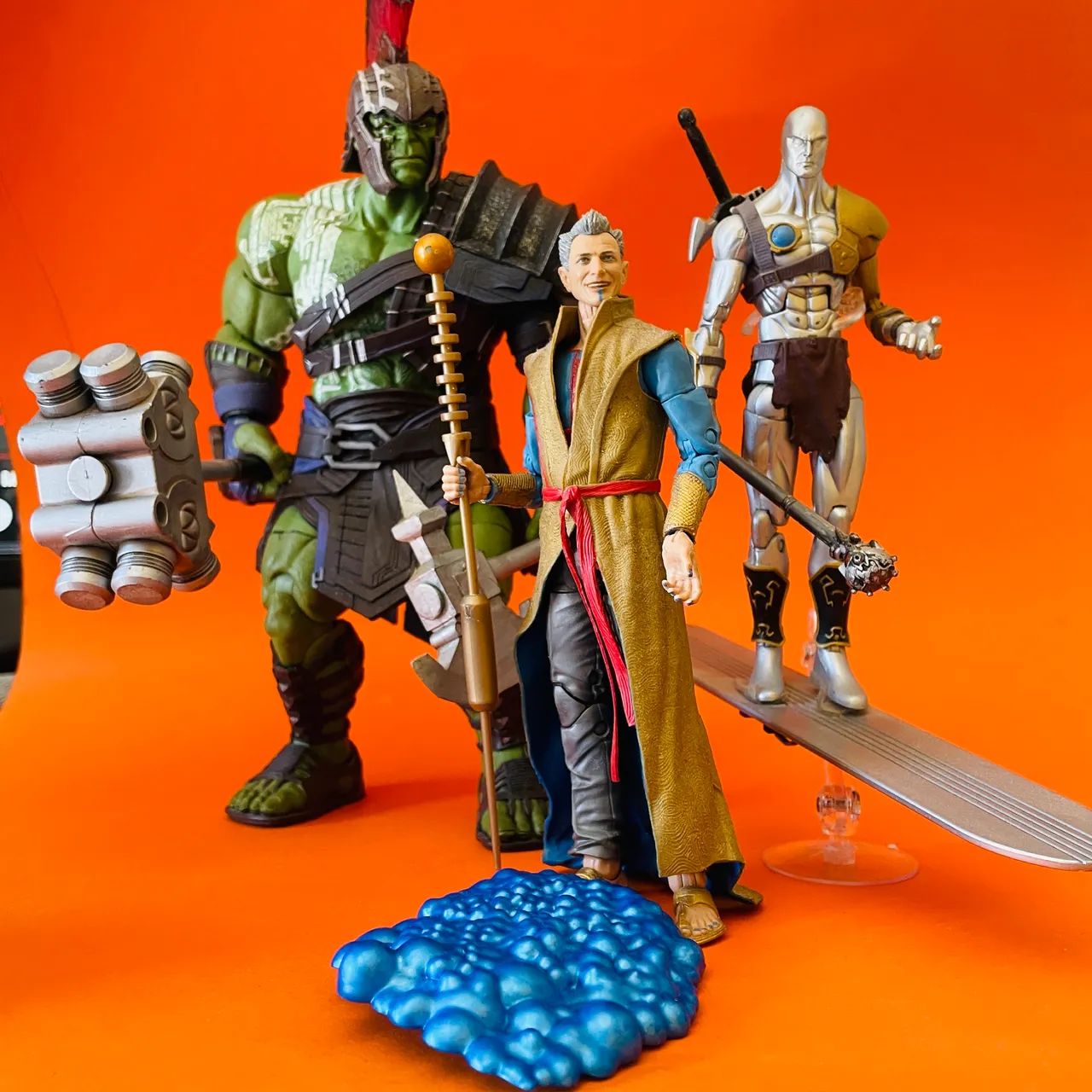 Hulk Gladiador Ragnarok + Silver Surfer Gladiador Marvel Legends / Diamond Select