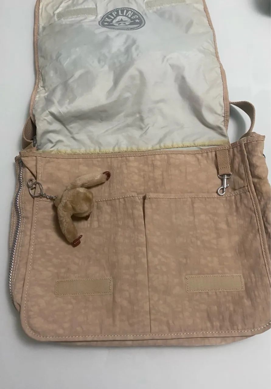 Bolsa Kipling Bege tiracolo  - Foto 3