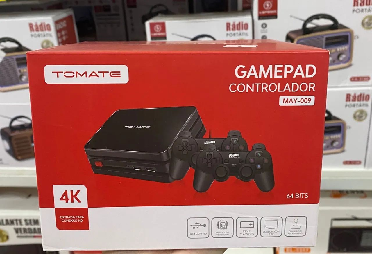 Console Retrô Tomate com 2 Controles USB - Diversão Garantida! - Foto 2