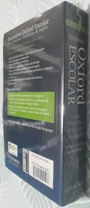 Lacrado) Dicionário Oxford Escolar - Para Estudantes Brasileiros