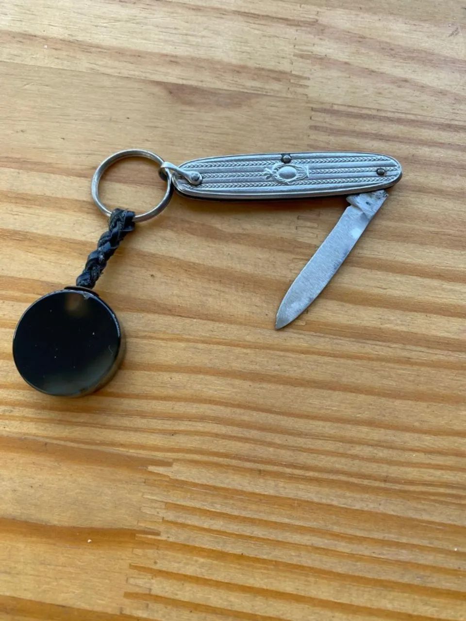 Chaveiro Canivete Antigo. Lâmina Funil. Ótimo Estado! - Foto 3