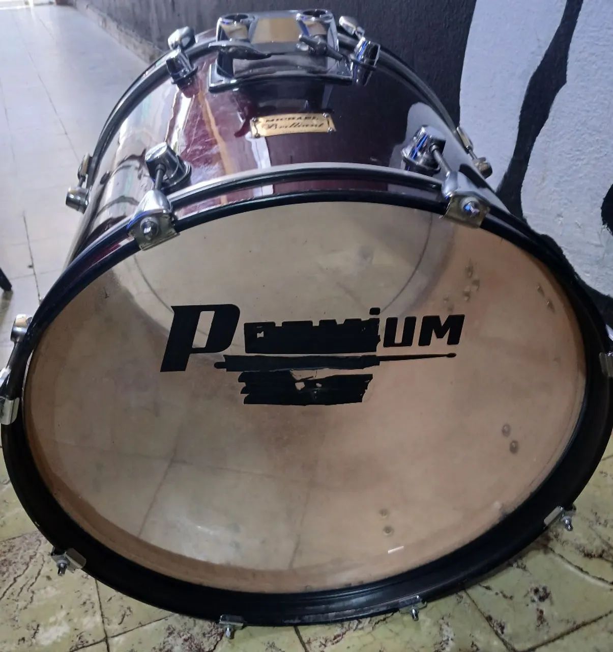 Bumbo Michael  Brilhante  20 polegadas na Musical Brother  - Foto 6