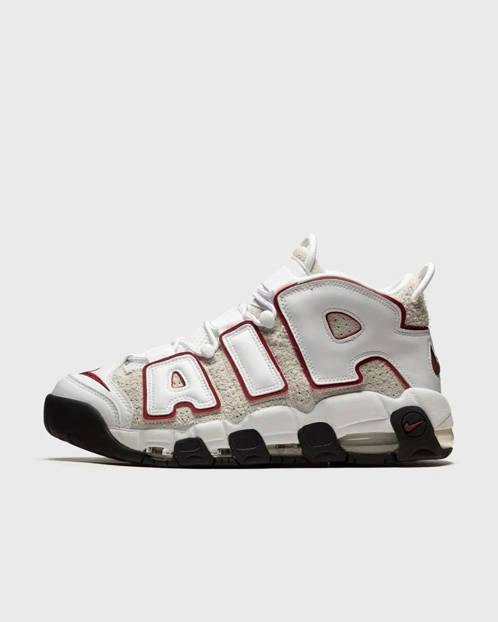 Tênis Nike Air More Uptempo - Branco com Detalhes Vermelhos