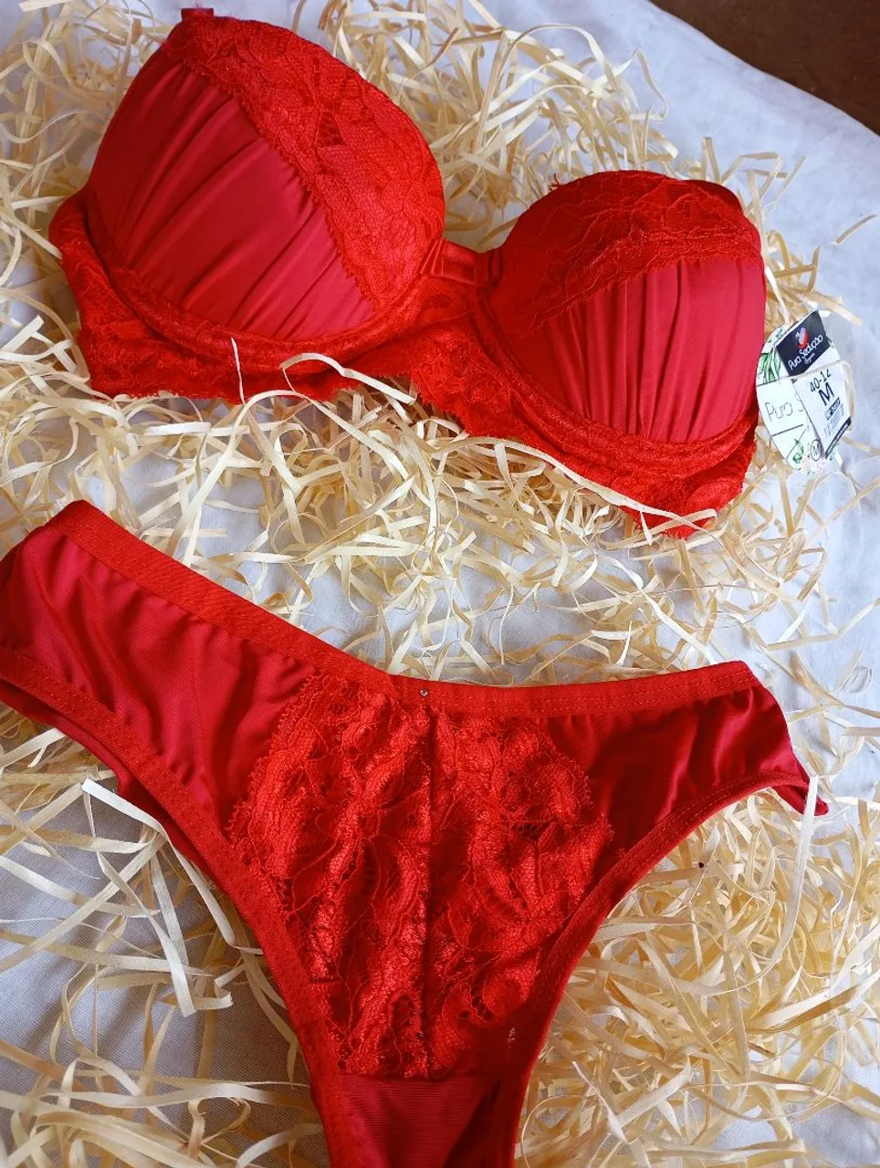 Conjunto de Lingerie Vermelho