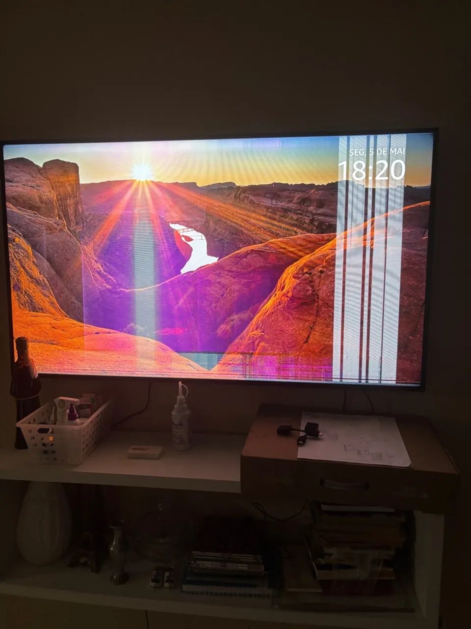 TV Samsung 55 polegadas (defeito de tela) - Foto 2