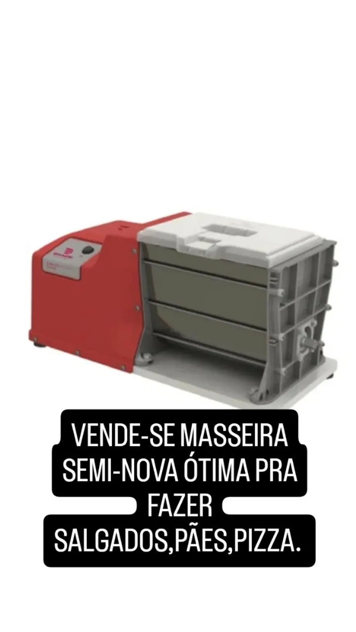Masseira Semi-Nova Ótima para Salgados, Pães e Pizza