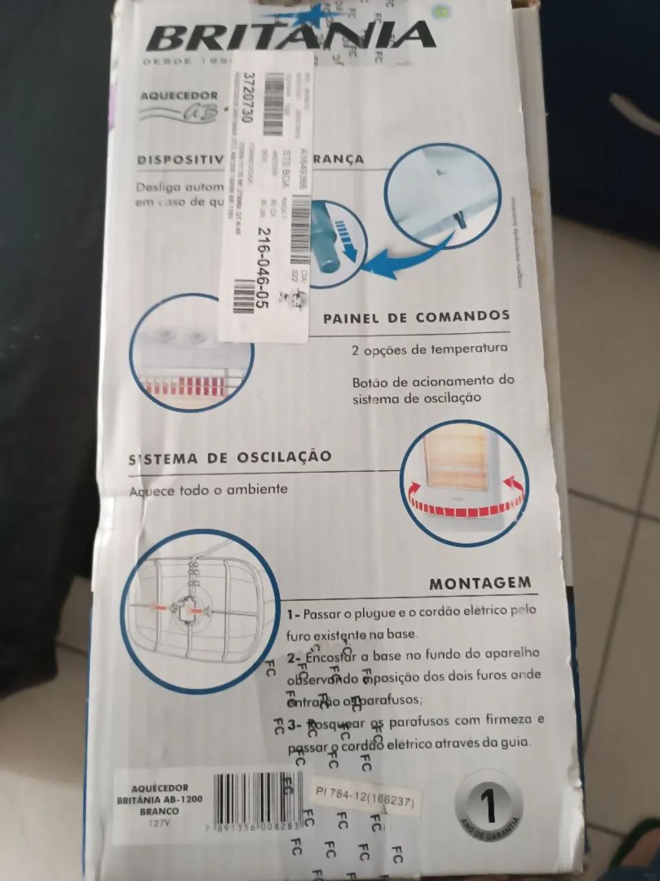Aquecedor Britânia AB 1200 w - Foto 2