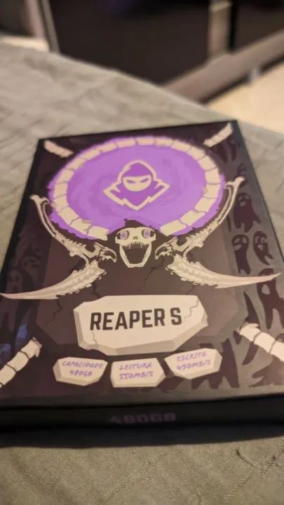 SSD SATA III 480GB MANCER REAPER S - CAPACIDADE 480GB - LEITURA 550 MB/s - ESCRITA 490MB/s