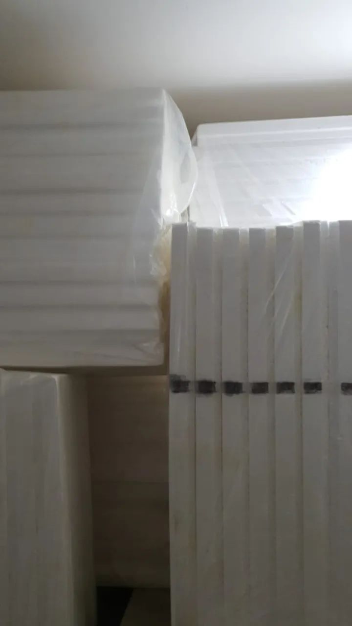 Formas de laje pré-moldada 10u + Mesa vibratória + treliças + isopores  - Foto 2