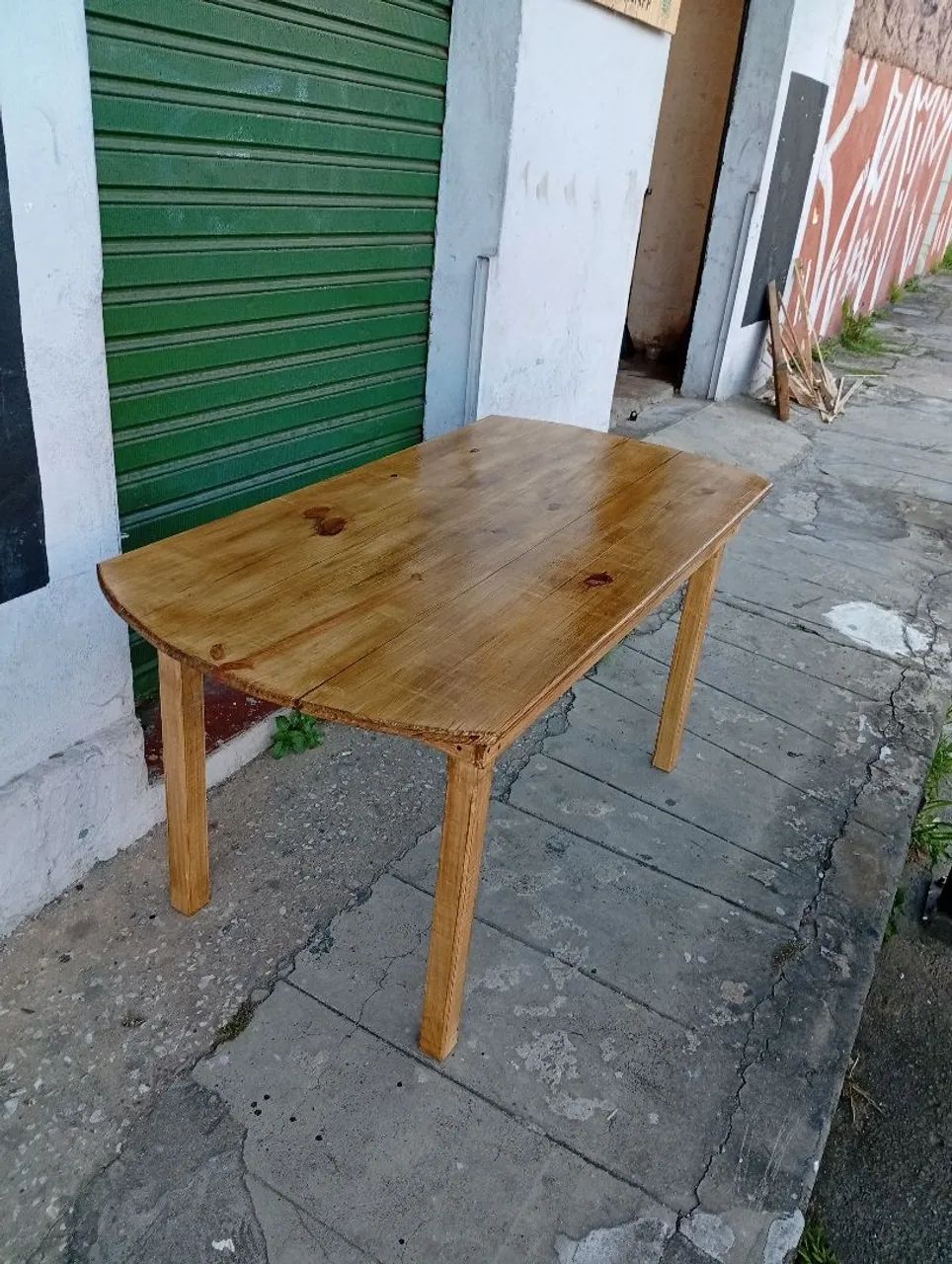 Mesa rústica 
