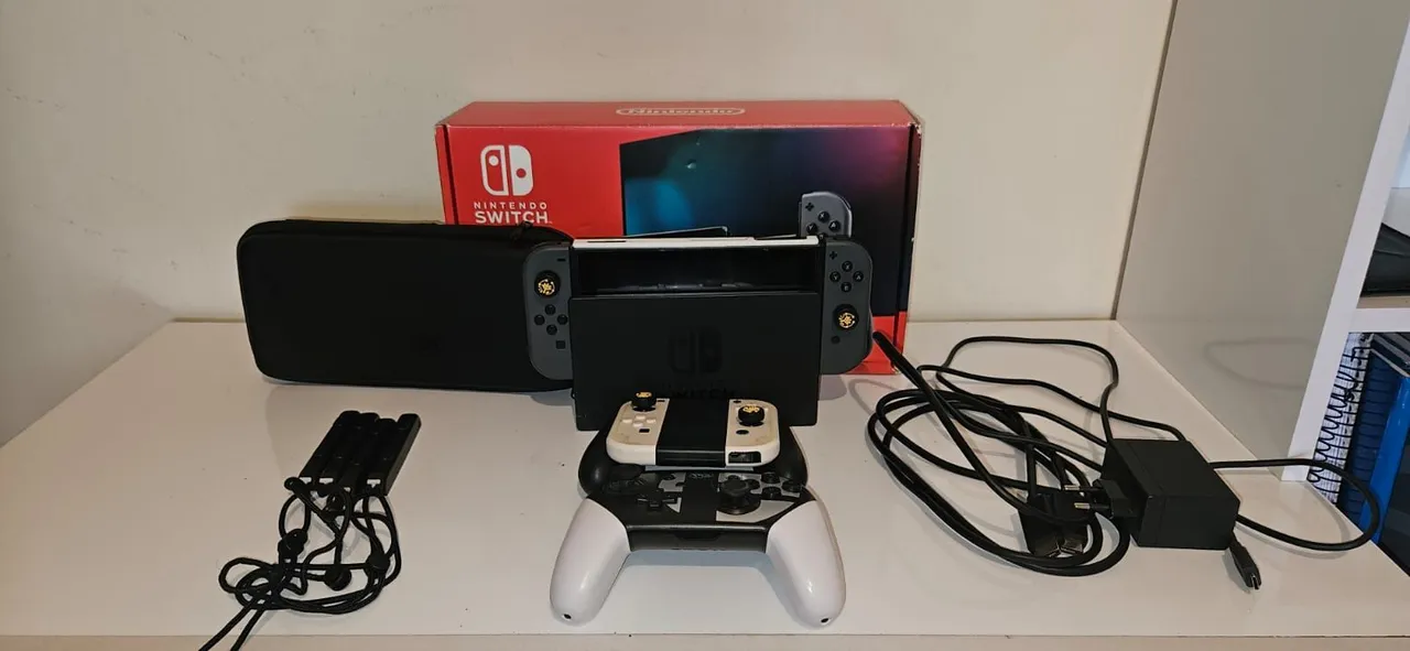Nintendo Switch Desbloqueado Completo - Console e Acessórios