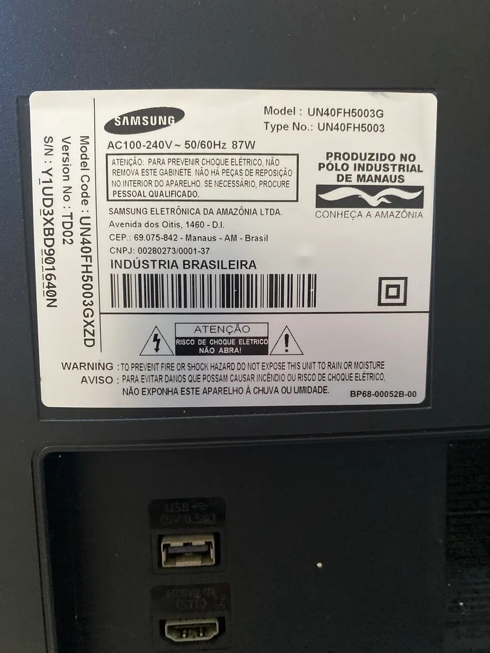 Tv Samsung 40 polegadas watts *09 - Foto 4