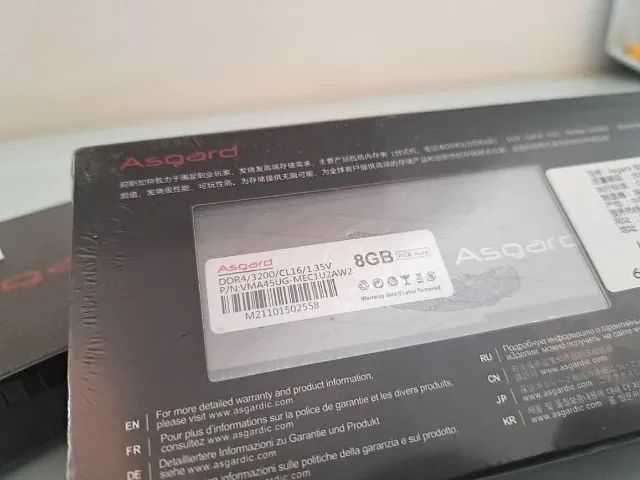 Asgard W2 DDR4 16GB (2x8GB) 3200MHz RGB Gaming RAM Memory64291875502081121