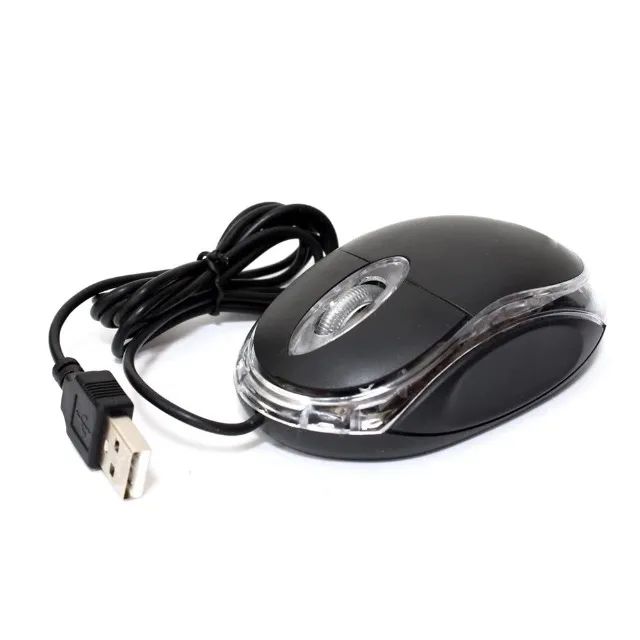 Mouse Com Fio Hmaston Ms01 Mouse Usb Basico Padrão para Computador e Notebook Loja Coimbra - Foto 5