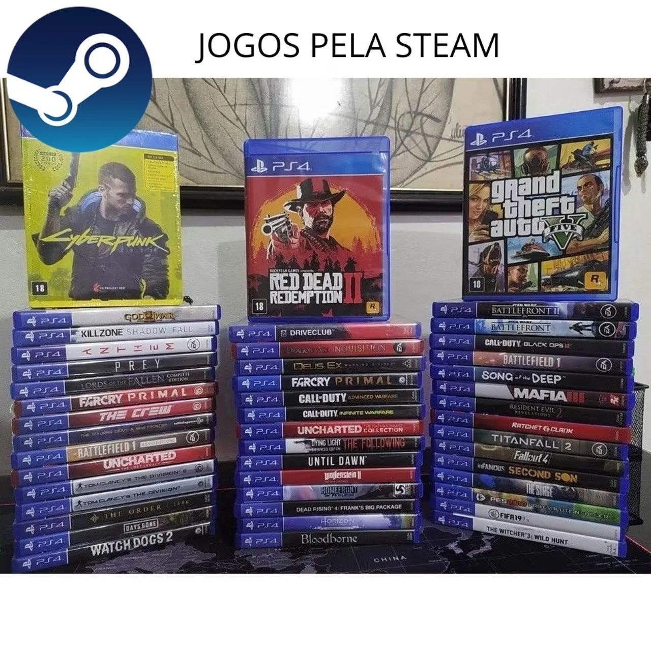 Vendo todos jogos da foto - Steam