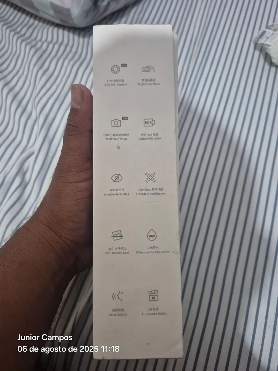 Insta360 X3 - Câmera 360° - Foto 2