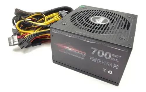 Fonte Para Pc Cowboy 700w Cb-201 Preta 115v/230v