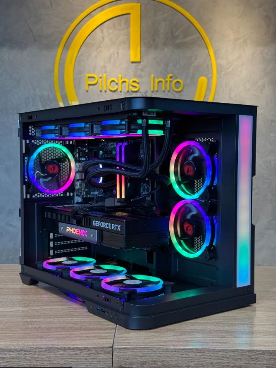 PC Gamer Ryzen 7 5700X3D + RTX 5070 12GB Loja Física - Até 18x