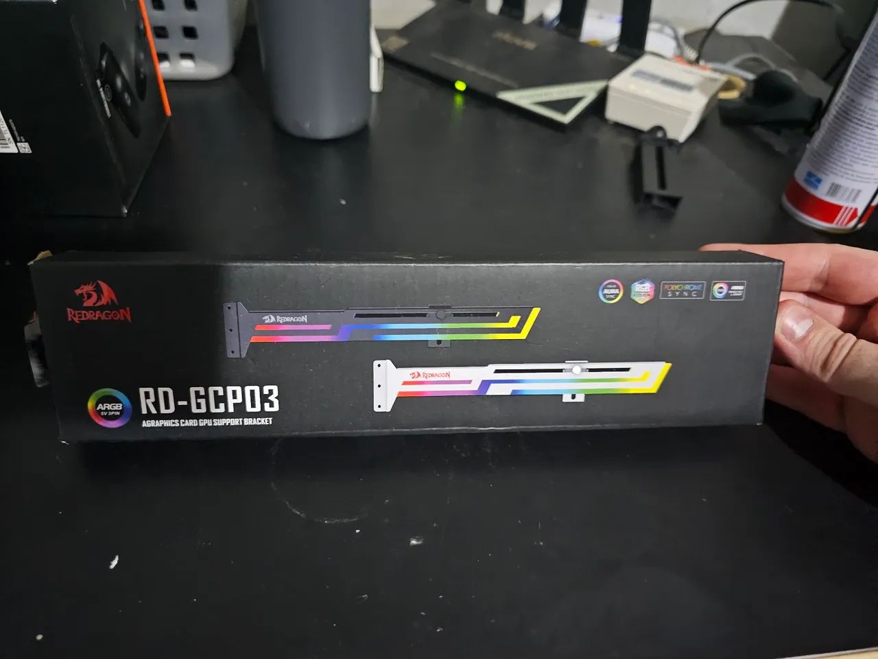 Suporte para Placa de Vídeo Redragon RD-GCP03 RGB