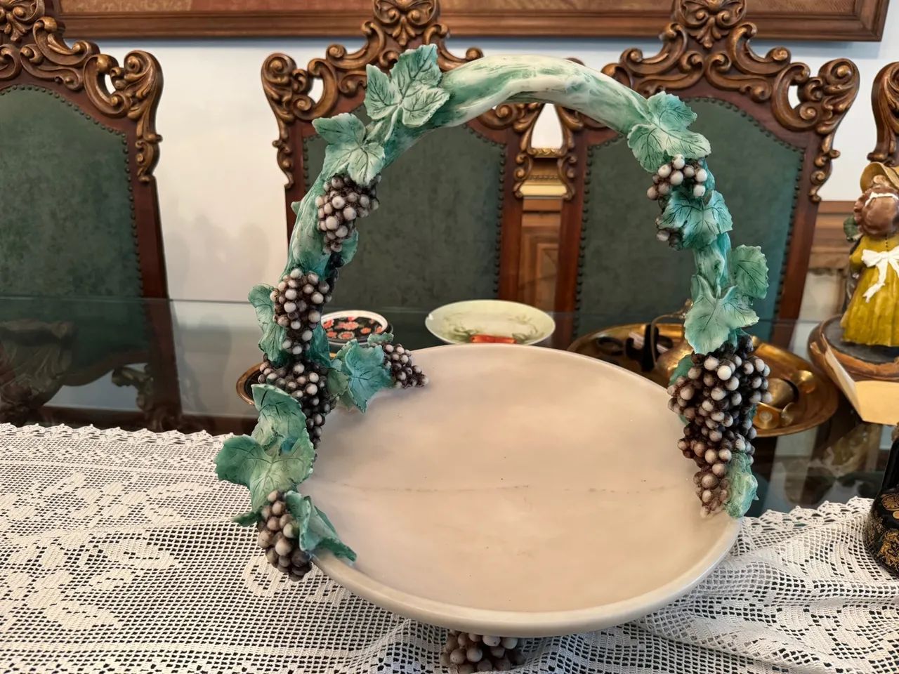 Centro de mesa em resina com uvas - Foto 2