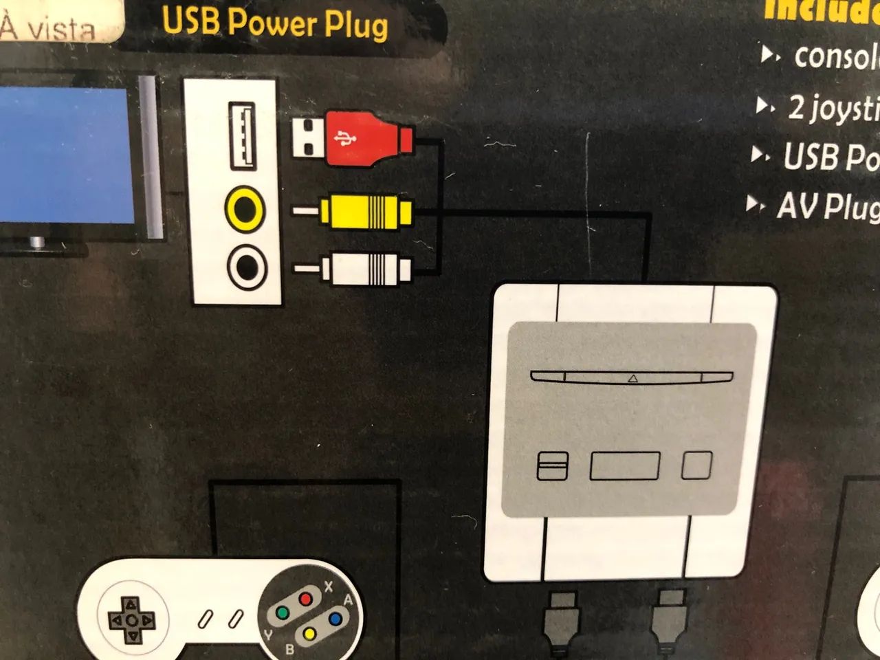 Console de Vídeo Game 8 Bits com 620 Jogos Clássicos - Foto 2