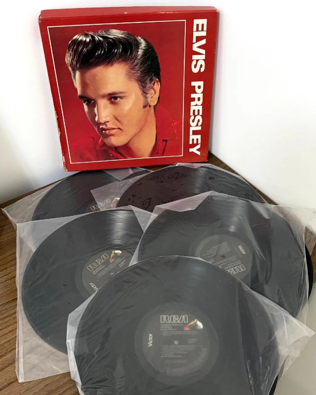 Disco Vinil Elvis Presley - Box 5lps + 1 disco Elvis 10 anos de