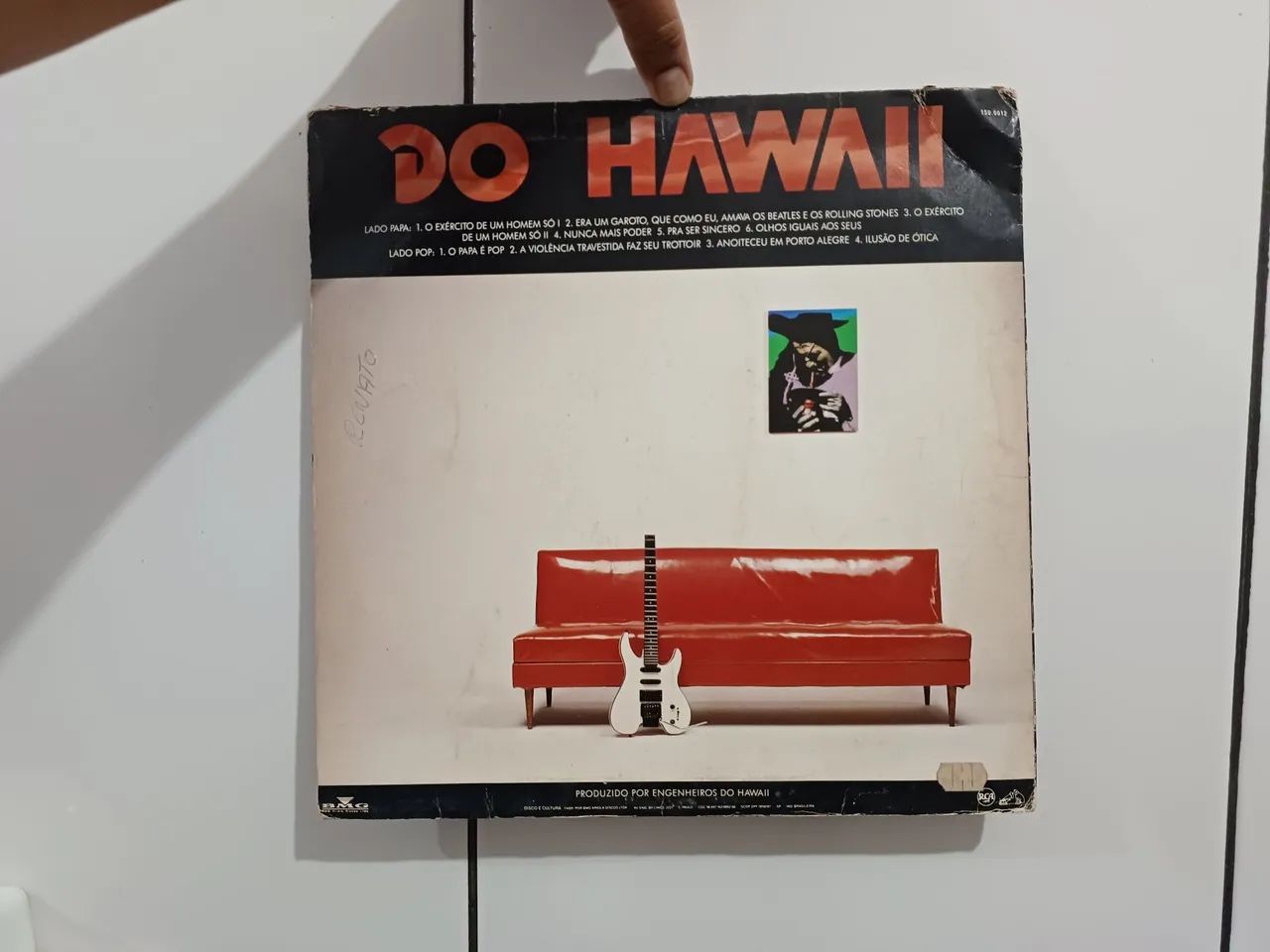 Vinil - Engenheiros do Hawai - O papa é pop - 1990 - Foto 3