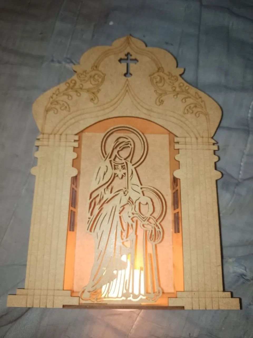 Capela de oração em MDF de Led com Maria Passa na Frente*nova*! - Foto 2