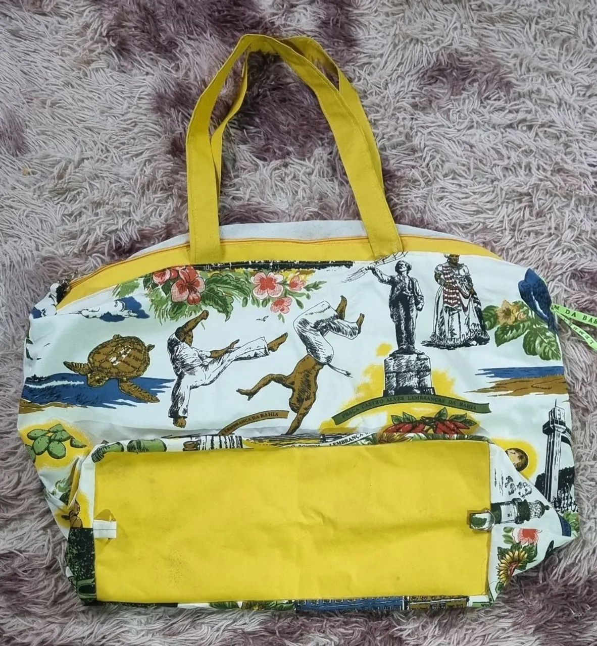 Bolsa maxi em tecido lembrança - Foto 5