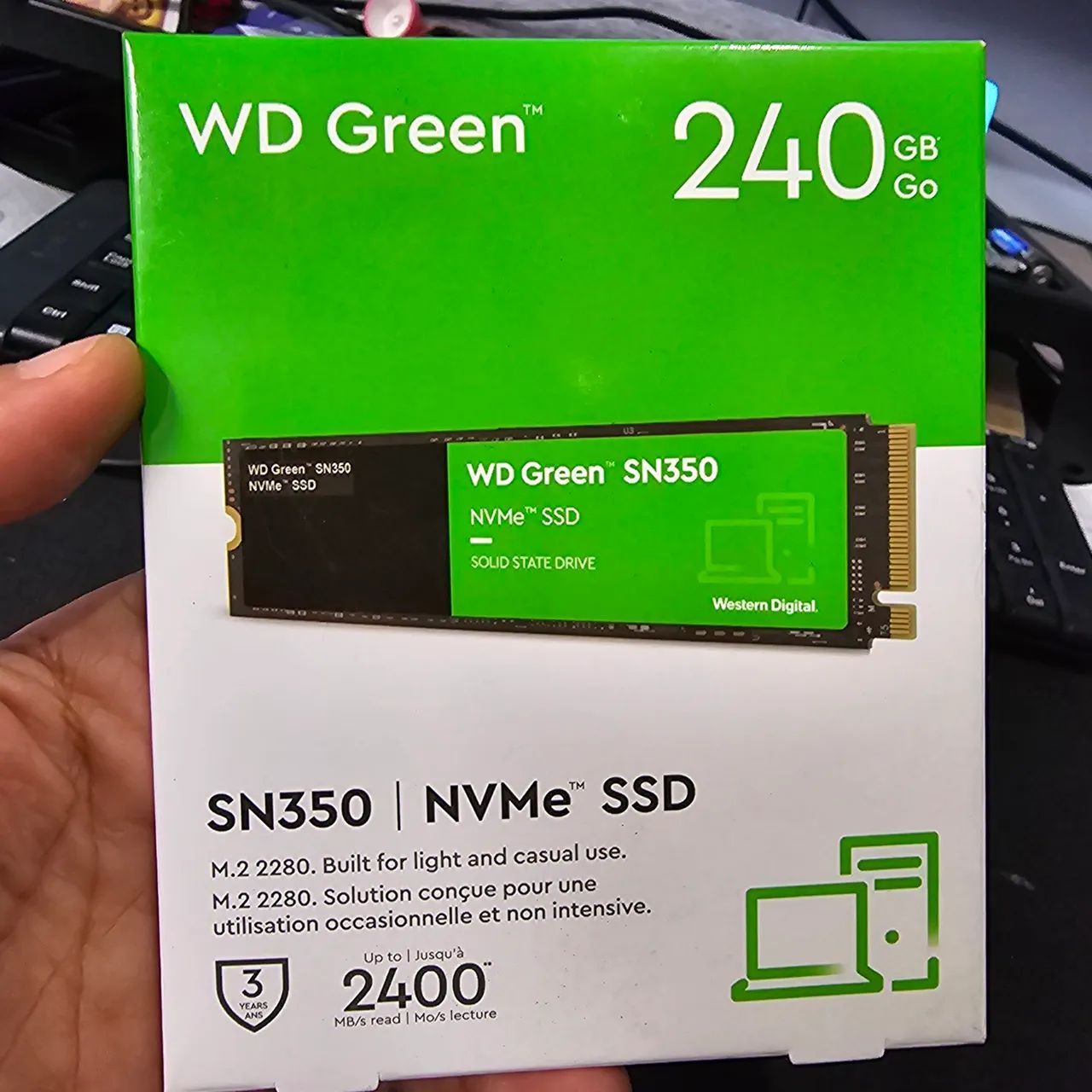 SSD WD Green SN350 NVMe 240GB