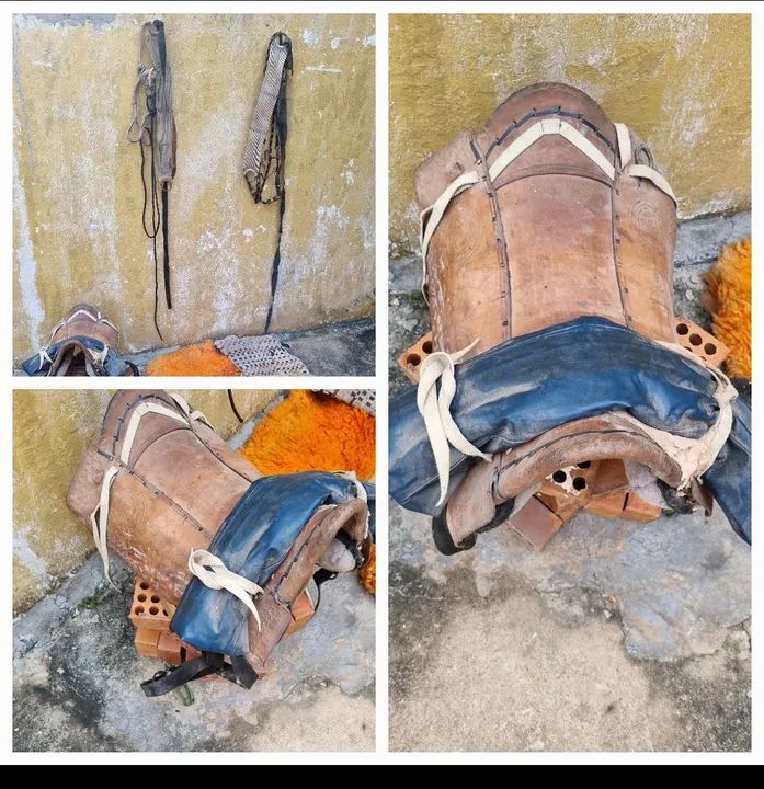 Arreio de lida completo e 1 cela de Couro - Foto 3