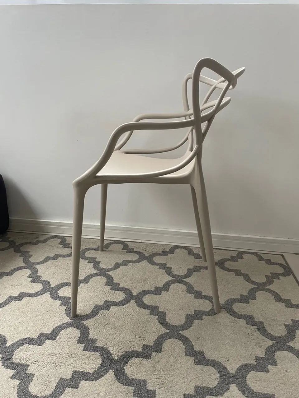 Cadeira Design - Bege - Foto 2