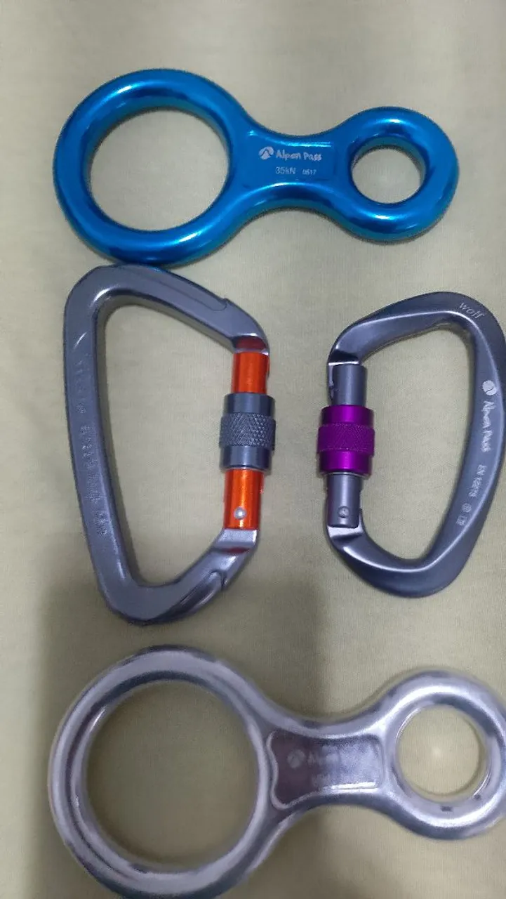 Equipamentos para rapel completo
