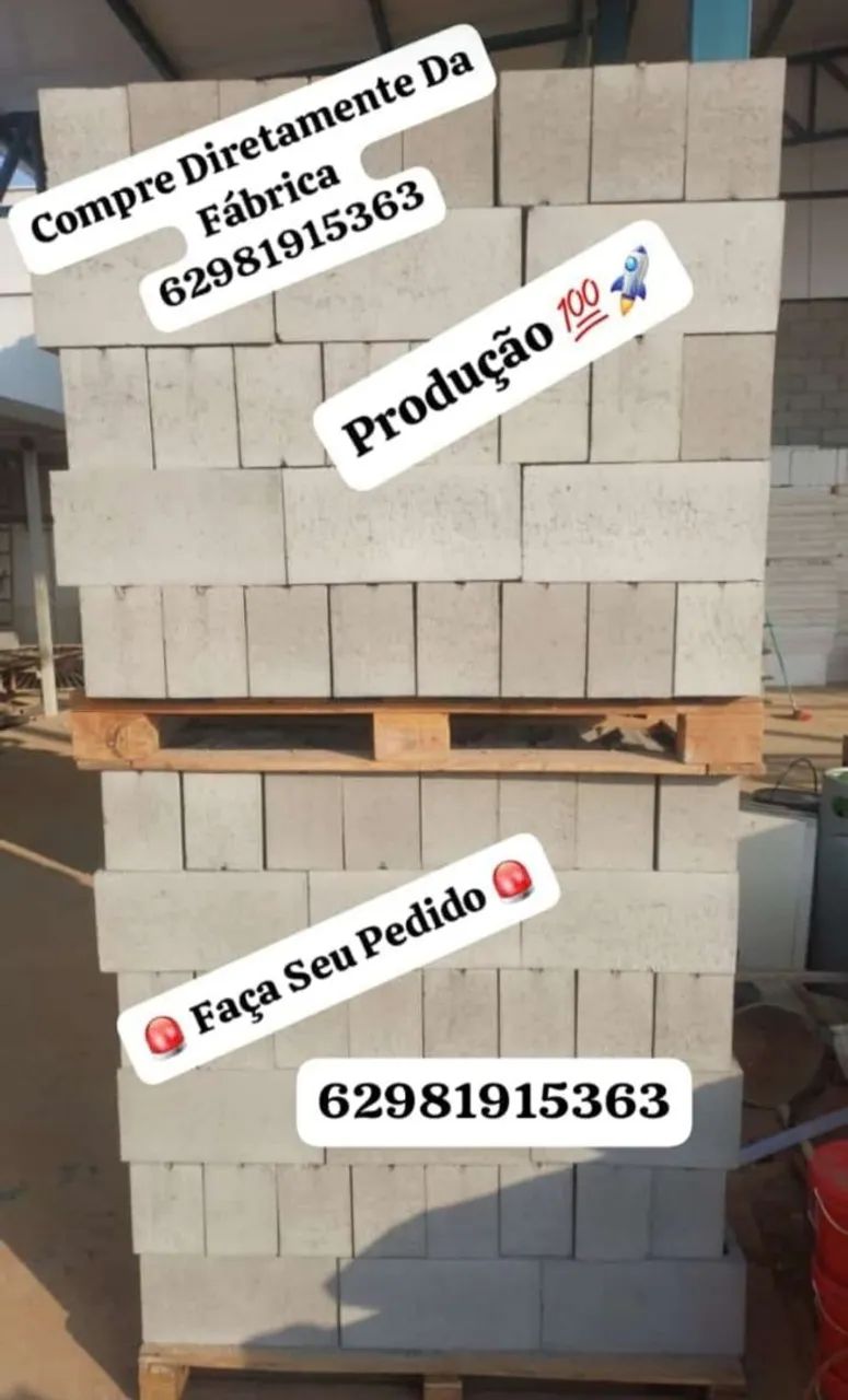 Fábrica de Blocos de Concreto  3.45$
