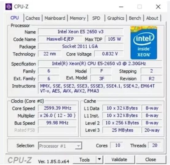 Processador Intel Xeon E5 2650 V3 - 2.3GHz, 10-Core, LGA 2011-3 - Foto 4