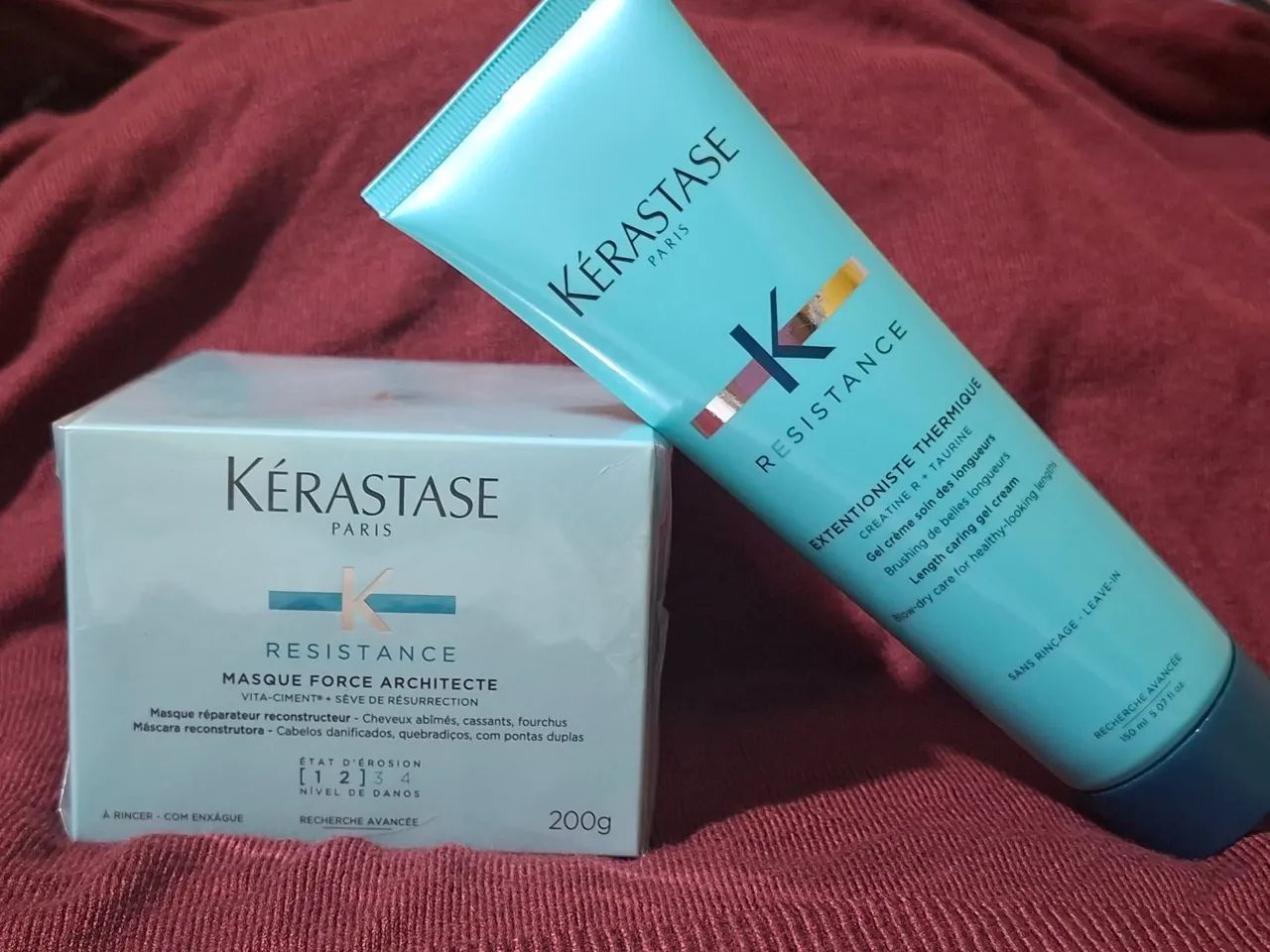 Kit Kérastase Resistance máscara e leave-in