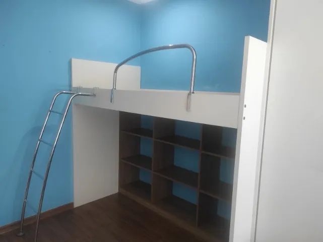 Cama Suspensa Infantil e módulo com nicho para guardar brinquedos - Foto 4