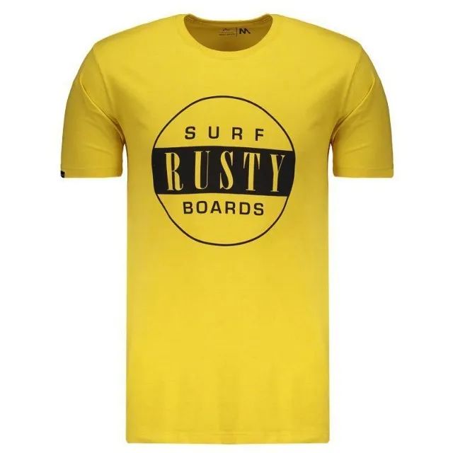 Camisa Rusty Splits Amarela Tamanho: P