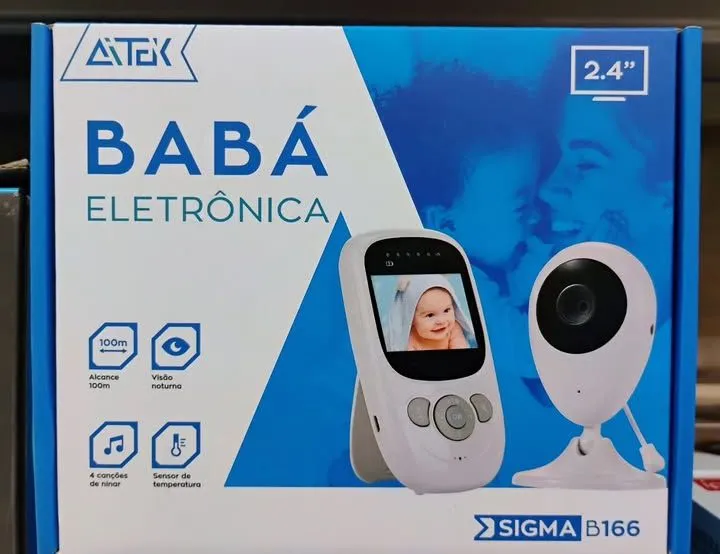 Babá Eletrônica Atek Sigma B166 - 2.4''