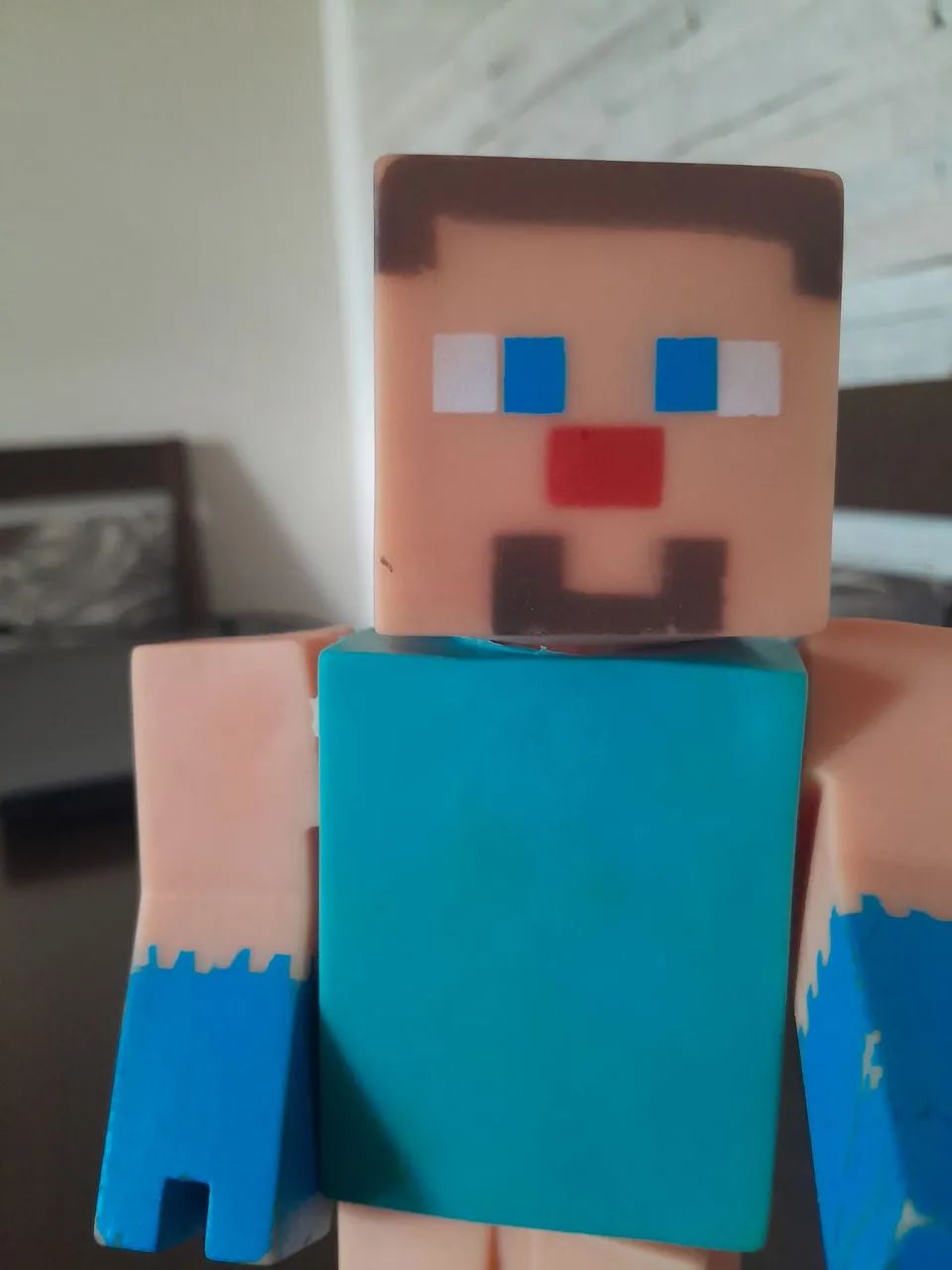 Boneco Minecraft Steve - Borracha  - Foto 5
