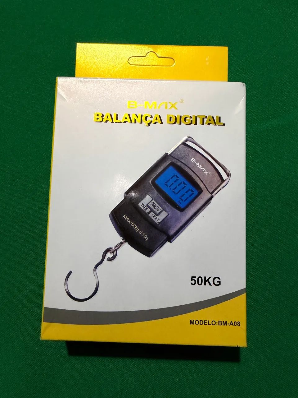 Kit 10 Balança Digital portátil com gancho - Pesa até 50kg