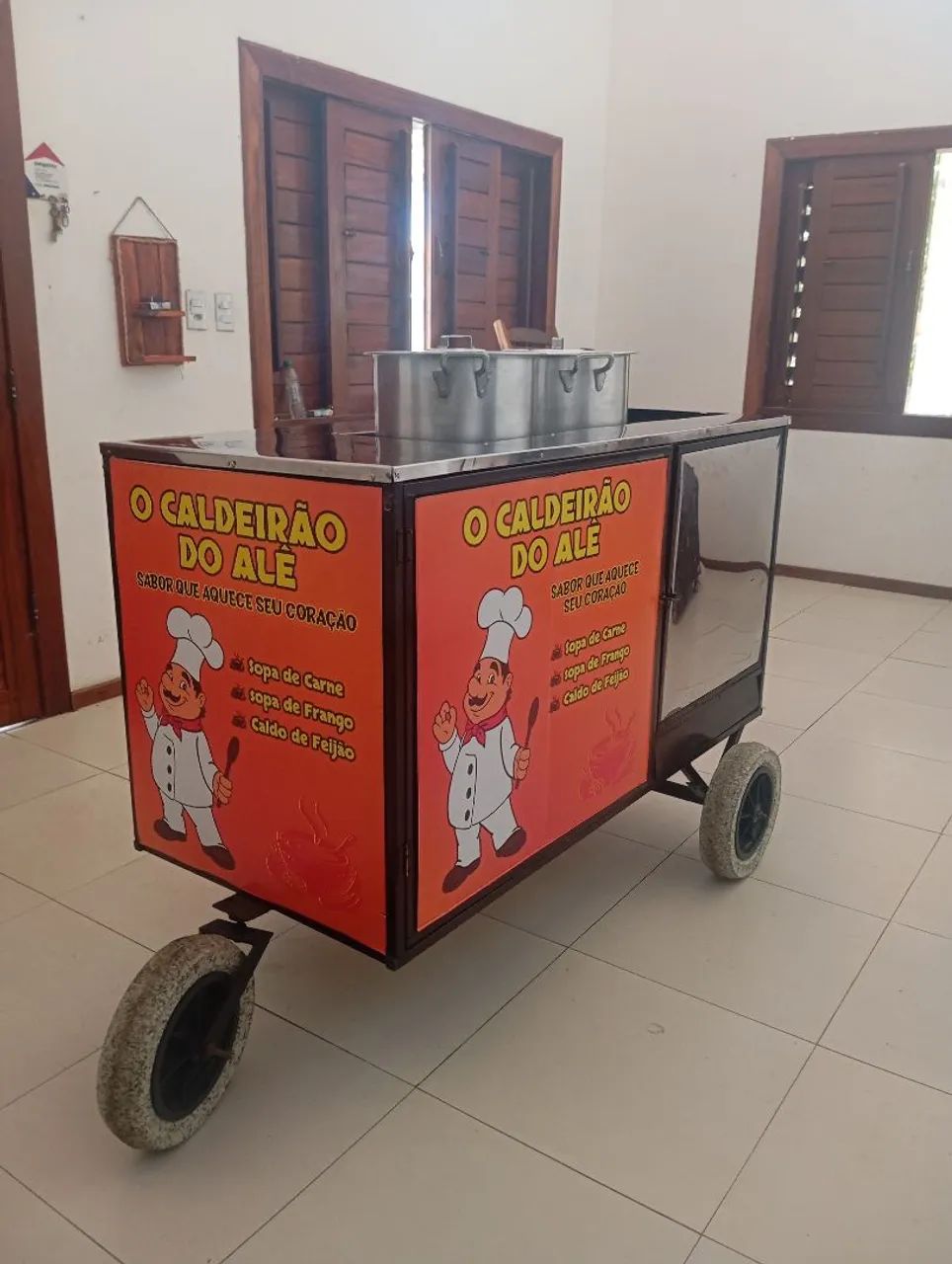 Carrinho para sopas e comidas - Foto 2
