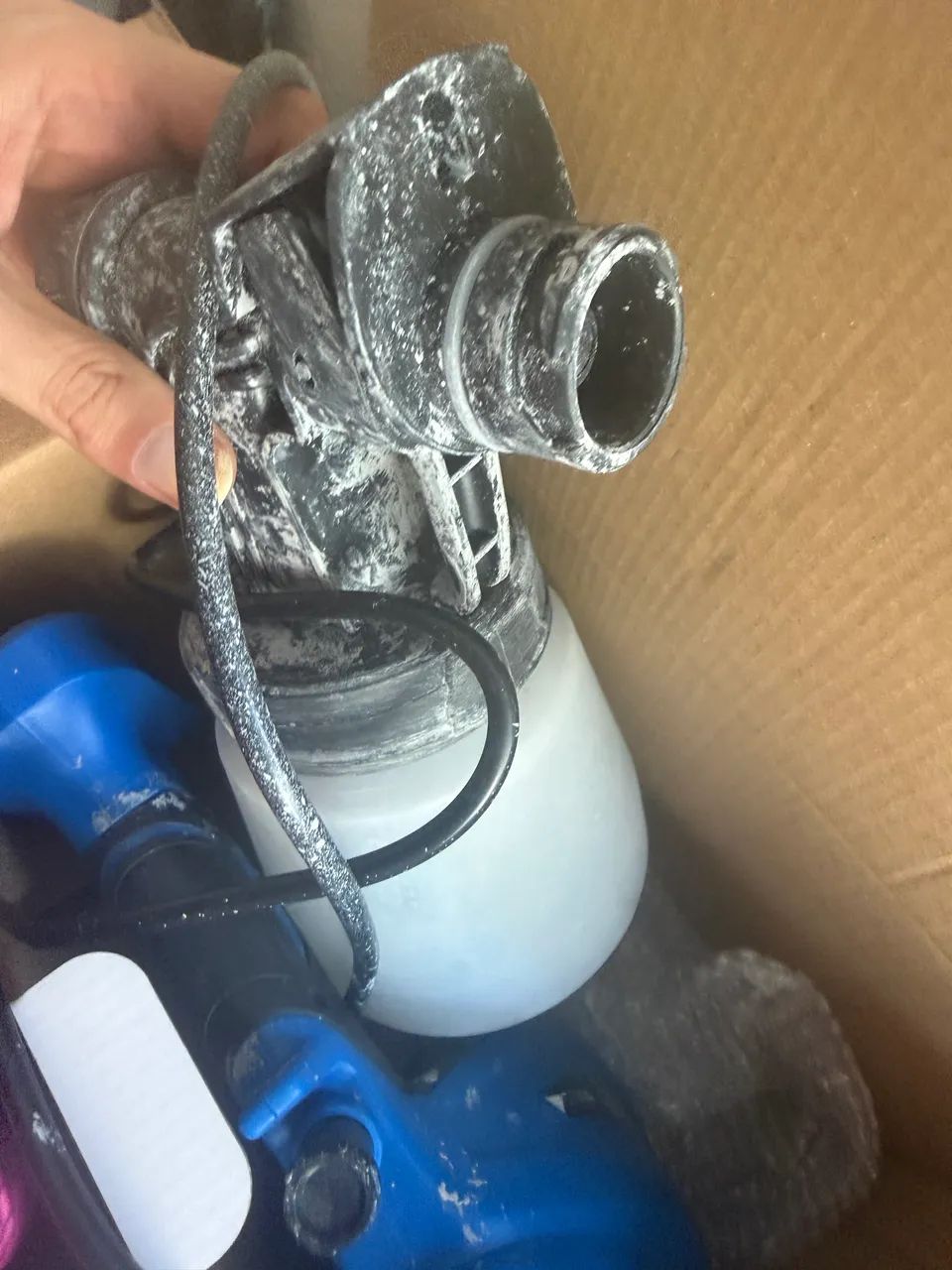 Pistola de pintura elétrica ws880 110v - Foto 4