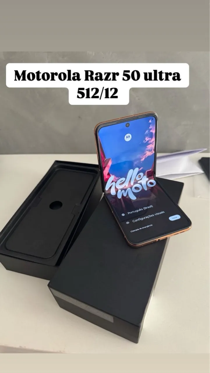Motorola Razr 50 ultra 512 nota e garantia