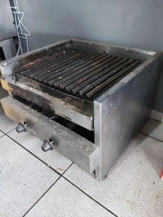 Churrasqueira a gás com pedras vulcânicas  - Foto 3